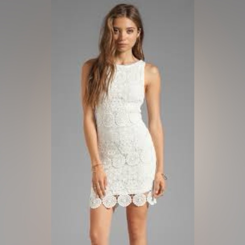 White lace Sanctuary dress